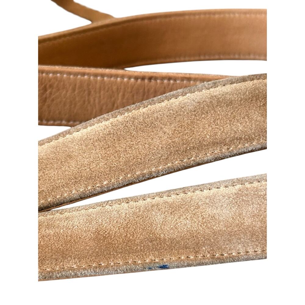 Chanel Vintage Brown Suede Shoulder Bag Tassel Chain Strap - Picture 10 of 14